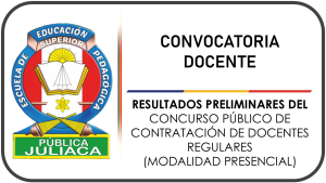 CONVOCATORIA DOCENTE – Resultados preliminares