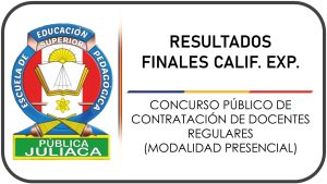 RESULTADOS FINALES – CALIF. EXP.
